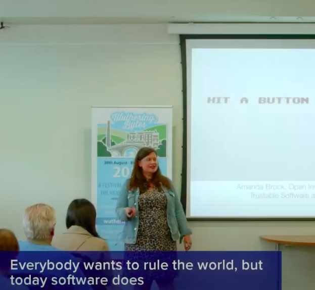 Everybody wants to rule the world, Amanda Brock (Wuthering Bytes 2019)